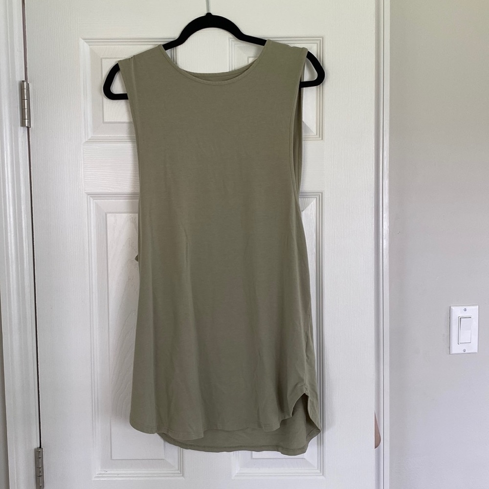 Alphalete green muscle tank